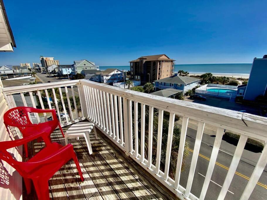 Oceanview 3-Story Getaway W/ 3 Decks, Pool, Game Room Myrtle Beach Exterior foto